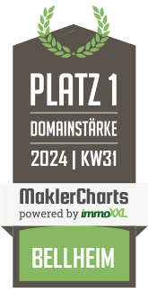 MaklerCharts KW 30/2024 - Drrzapf Immobilien & Architekten ist bester Makler in Bellheim