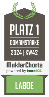 MaklerCharts KW 41/2024 - OstseeMakler GmbH ist bester Makler in Laboe